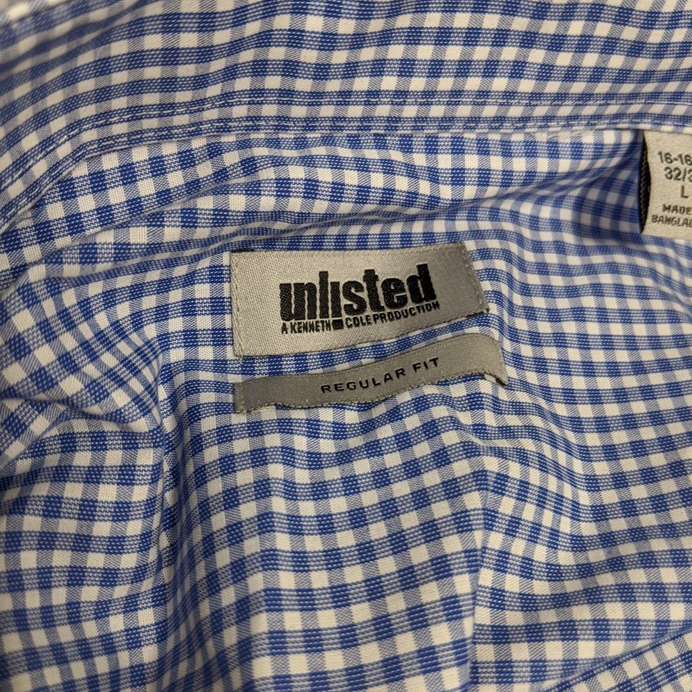 Unlisted by Kenneth Cole Check Dress Shirt - Picture 7 of 13